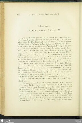 Sechstes Kapitel. Rafael unter Julius II.