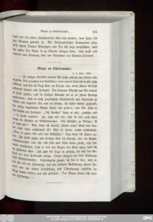 Metger an Schleiermacher. d. 8. Febr. 1806.