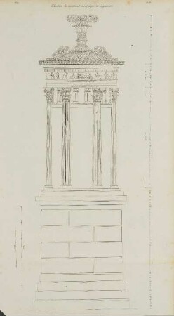 Abb.: Pl. 65 Elévation du monument choragique de Lysicrates.