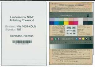 Entnazifizierung Heinrich Kortmann , geb. 04.07.1893 (Kaufmann)