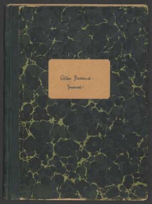 1948/1961: Akz. ABZ 10001-10016 [1948], 10001-10050 [1949], 10001-10067 [1950], 10001-10021 [1951], 10001-10013 [1952] und 10014-10024 [1961, 27. Februar bis 2. März] : Journal