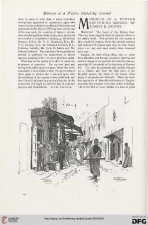 45: Morocco as a winter sketching ground