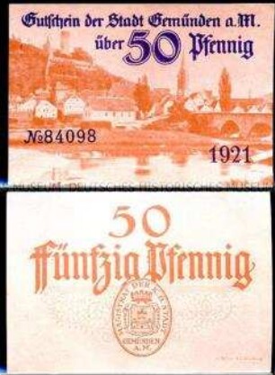 Gemünden am Main 50 Pfennig