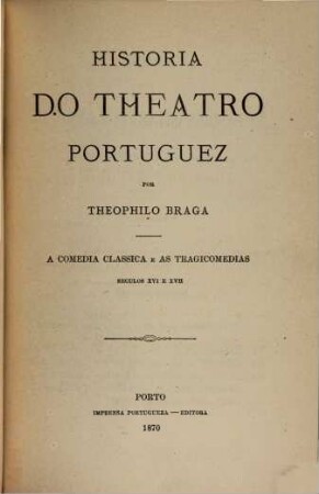 Historia da litteratura portugueza : [Tomos 14 in 7 Voll.], 12