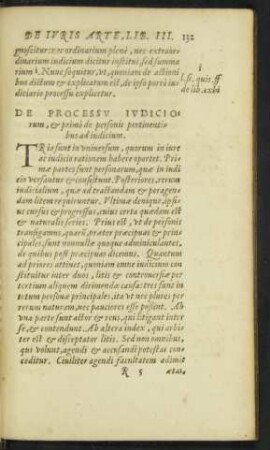 De Processu Iudiciorum, et primo de personis pertinentibus ad iudicium.