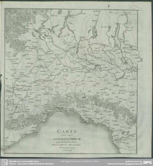Carte d'une Partie De l'Italie Superieure
