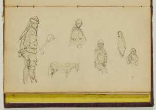 Figuren und ein Pferd