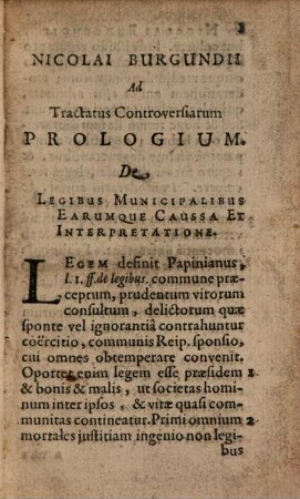 Ad consuetudines Flandriae aliarumque gentium tractatus controversiarum : Acc: Ad N. Burgundii consuet. Flandriae Mantissa, de modo juris dicundi