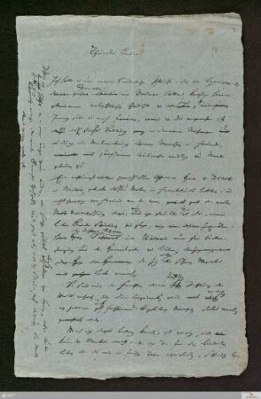 2: Nachlass Carl Friedrich von Gok - Cod.hist.qt.734,I : Korrespondenz von und an Gok