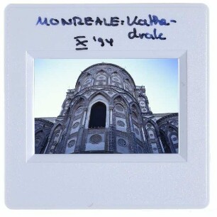Monreale, Kathedrale : Fassade Hauptapsis