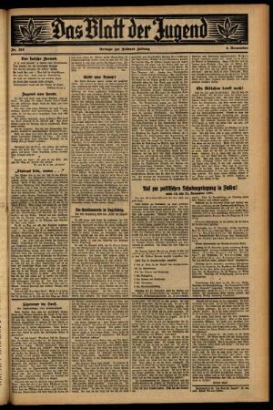 Zweite Ausgabe vom Mittwoch, den 04. November 1931.