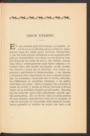Amor eterno