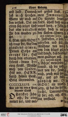 Der um ein reines Hertz bittende Christ