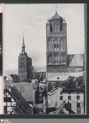 Stralsund, Jakobikirche und Nikolaikirche