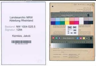 Entnazifizierung Jakob Kemkes , geb. 15.10.1894 (Malermeister)