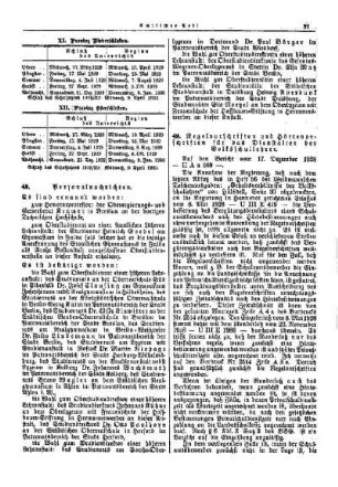 Regelvorschriften und Härtevorschriften für das Dienstalter der Volksschullehrer : [Amtlicher Teil]