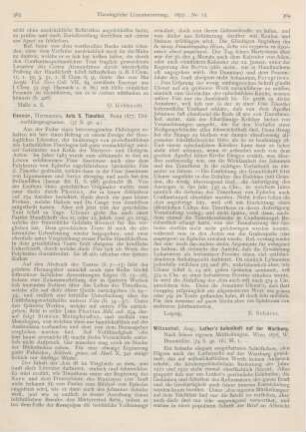 363-364 [Rezension] Usener, Hermannus, Acta S. Timothei
