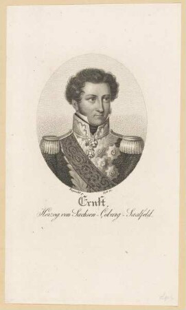 Bildnis des Ernst, Herzog von Sachsen-Coburg-Saalfeld