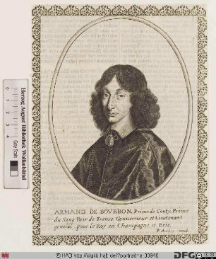 Bildnis Armand de Bourbon, prince de Conti