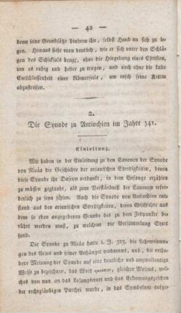 42-65 Die Synode zu Antiochien im Jahre 341