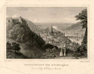 Totalansicht von Heidelberg
