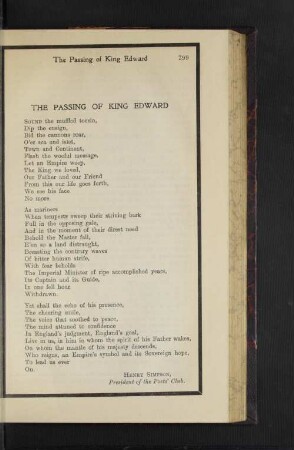 The Passing of King Edward
