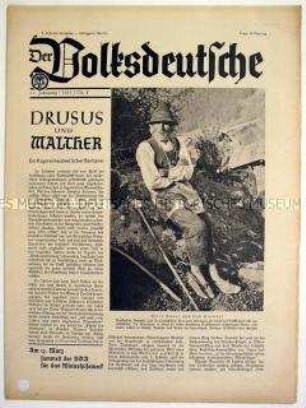 Halbmonatszeitschrift "Der Volksdeutsche" u.a. zu Siebenbürgen