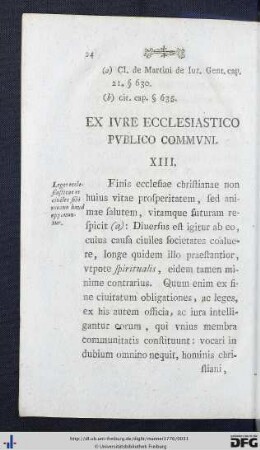 Ex Iure Ecclesiastico Publico Communi.