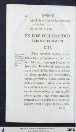 Ex Iure Ecclesiastico Publico Communi.