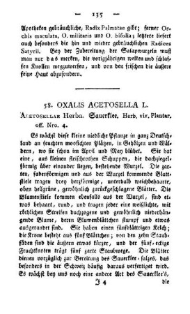 58. Oxalis acetosella L.