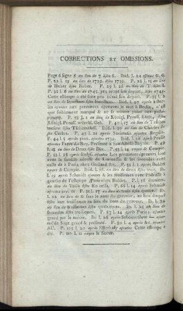 Corrections Et Omissions.