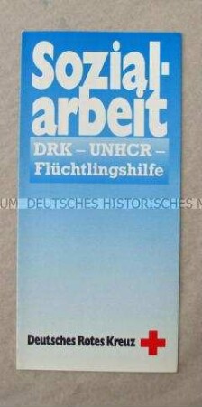 Faltblatt des Deutschen Roten Kreuzes zum Thema Migration