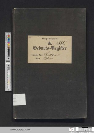 Geburtsregister Kliestow 1888