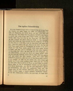 Das tapfere Schneiderlein