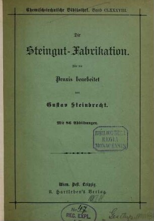 Die Steingut-Fabrikation