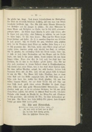 22. Bär und Bienenstock.