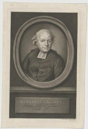 Bildnis des Ioannes Claessen