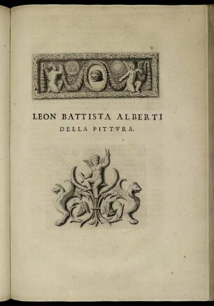 Leon Battista Alberti Della Pittura