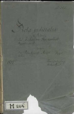 von Heiderstädt (Heyderstädt), Fiskal gegen Schenkwirt Meyer