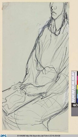 Self-Portrait with Drawing Board [Selbstporträt mit Zeichenbrett]