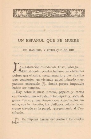 Un espanol que se muere