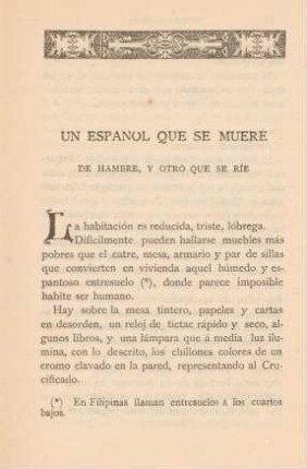 Un espanol que se muere