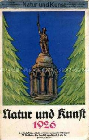 Abreißkalender mit Motiven aus Natur und Kunst für das Jahr 1926