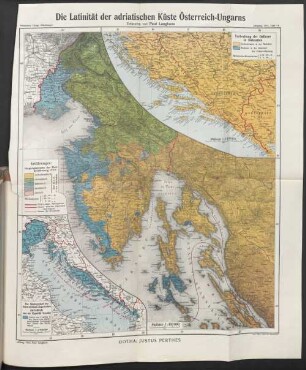Die Latinität der adriatischen Küste Österreich-Ungarns