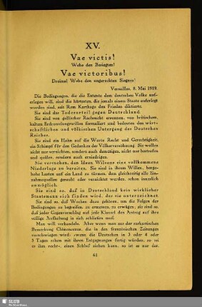 XV. Vae victis! Vae victoribus!