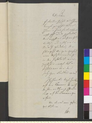 Brief von Goethe, August von an Goethe, Johann Wolfgang von
