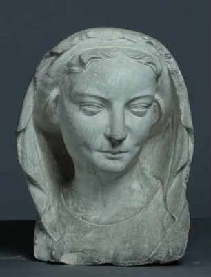 Kopf (Teilabguss) von einer Statue der Fünf Klugen Jungfrauen (Straßburger Münster)