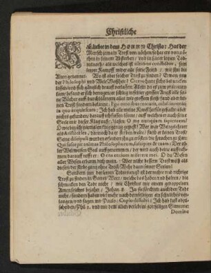 Christliche LeichSermon.