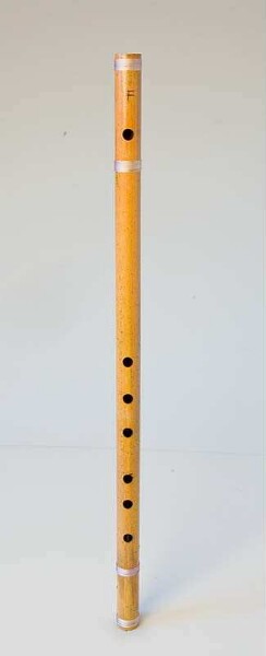 open transverse flute with finger holes