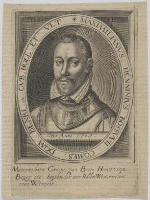 Bildnis des Maximilianvs Henninivs Bossv